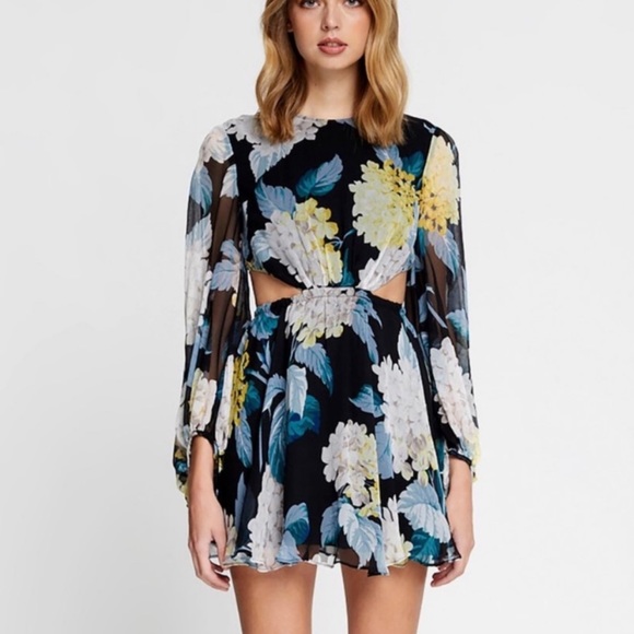 Alice Mccall Wild Frontier Floral Open Back Mini Dress | Size 8 - Picture 2 of 14